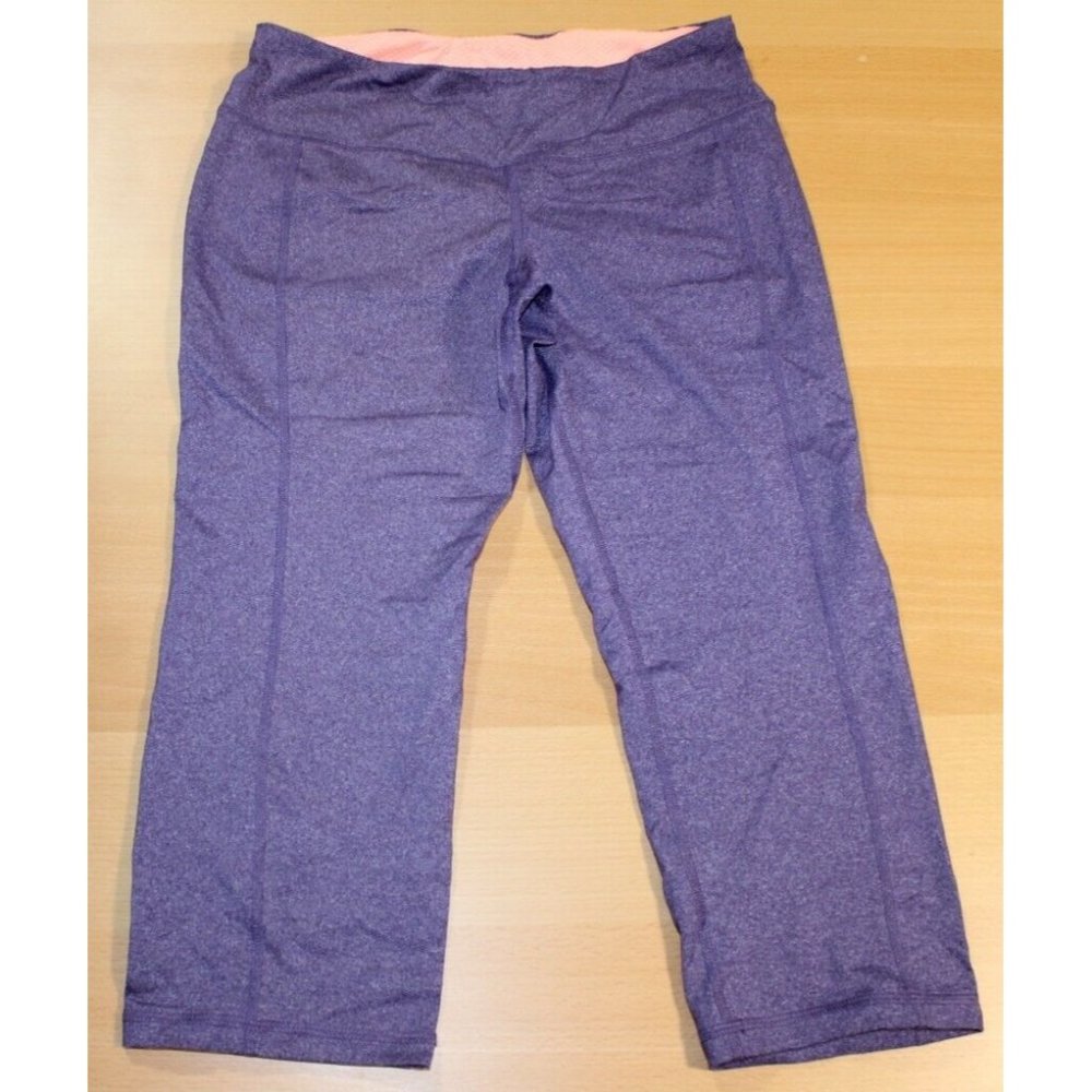 Womens Old Navy Active Capri Sport Compression Leggings Medium Purple 559816